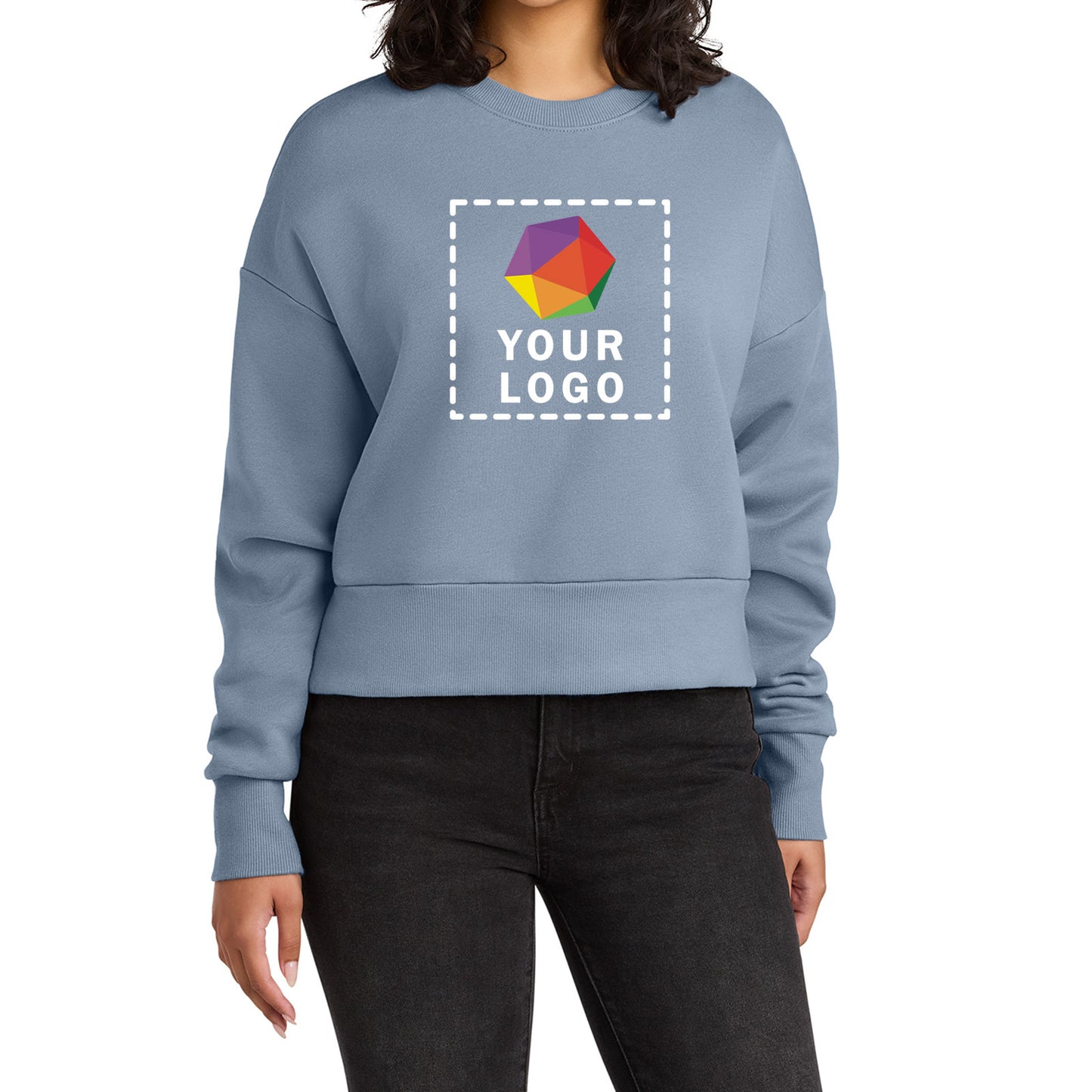 Next Level Apparel® Custom Printed Women’s Heavyweight Sweatshirt - NL9087