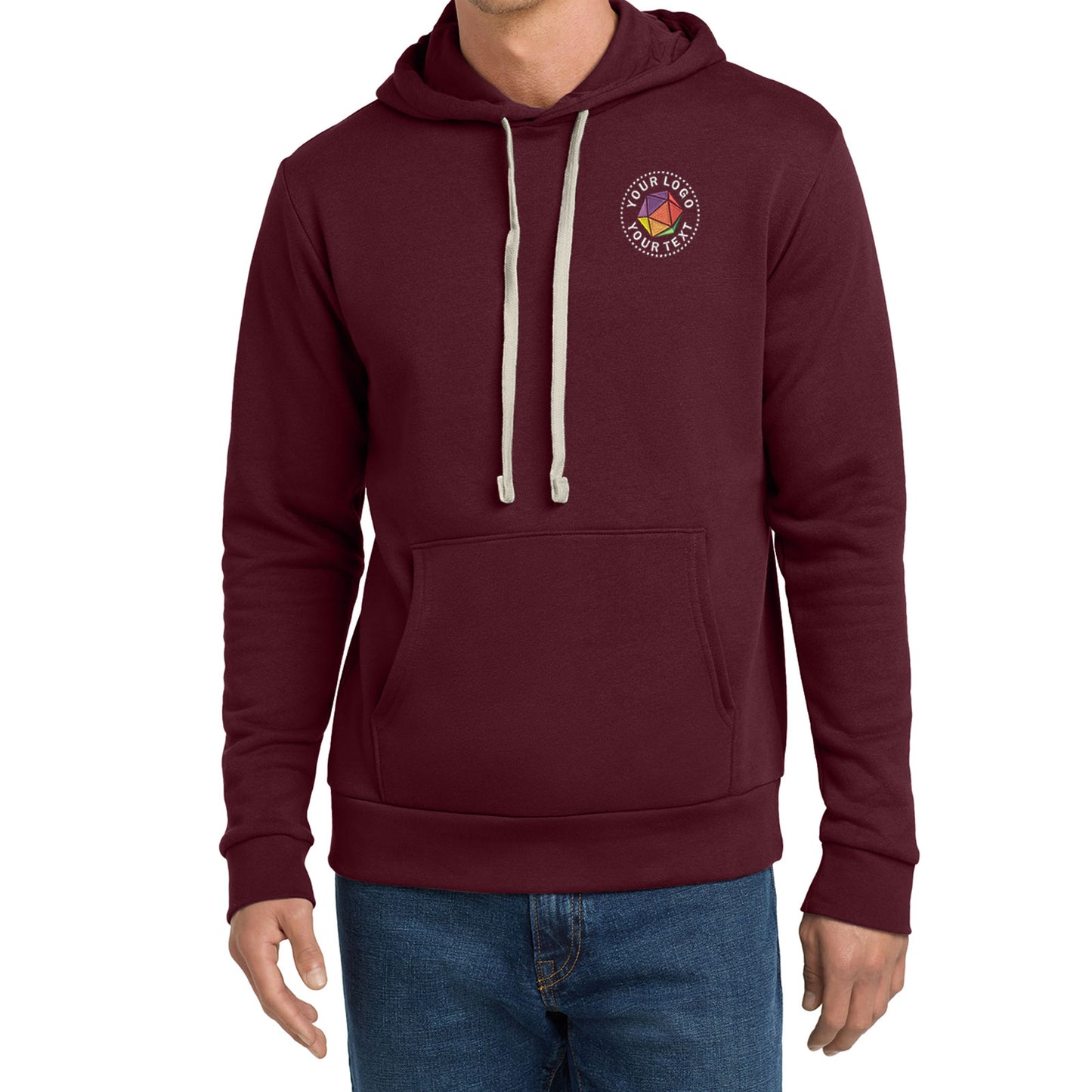 Next Level Apparel® Custom Embroidered Adult Santa Barbara Pullover Hoodie - NL9303