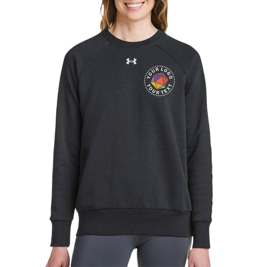 Under Armour Custom Embroidered Women's Rival Fleece Crewneck Sweatshirt - 1379508