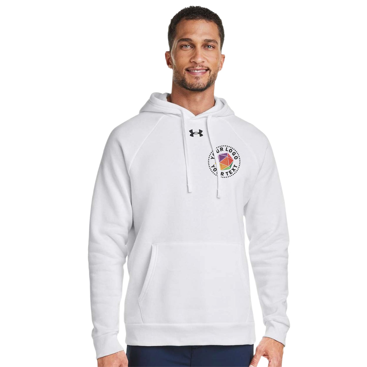 Under Armour Custom Embroidered Men's Rival Fleece Hooded Sweatshirt - 1379757