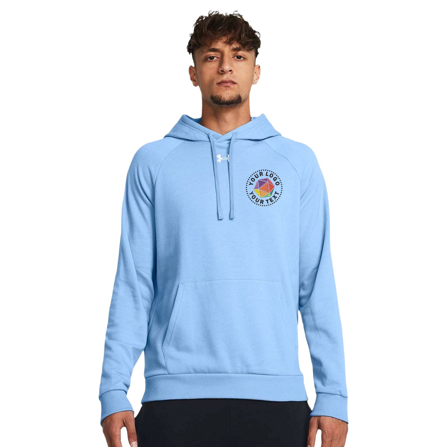 Under Armour Custom Embroidered Men's Rival Fleece Hooded Sweatshirt - 1379757