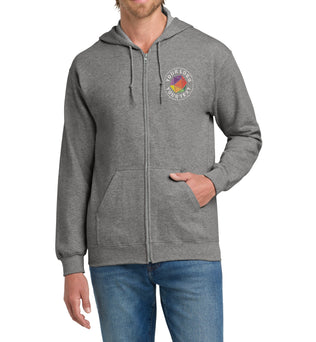 Gildan® Custom Embroidered Heavy Blend™ Full-Zip Hooded Sweatshirt - 18600