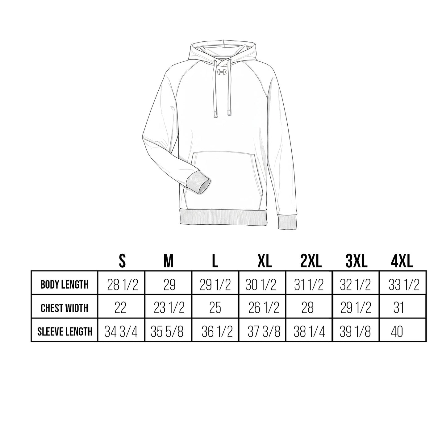 Under Armour Custom Embroidered Men's Rival Fleece Hooded Sweatshirt - 1379757