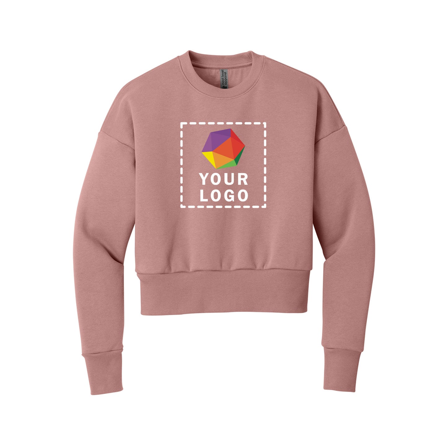 Next Level Apparel® Custom Printed Women’s Heavyweight Sweatshirt - NL9087