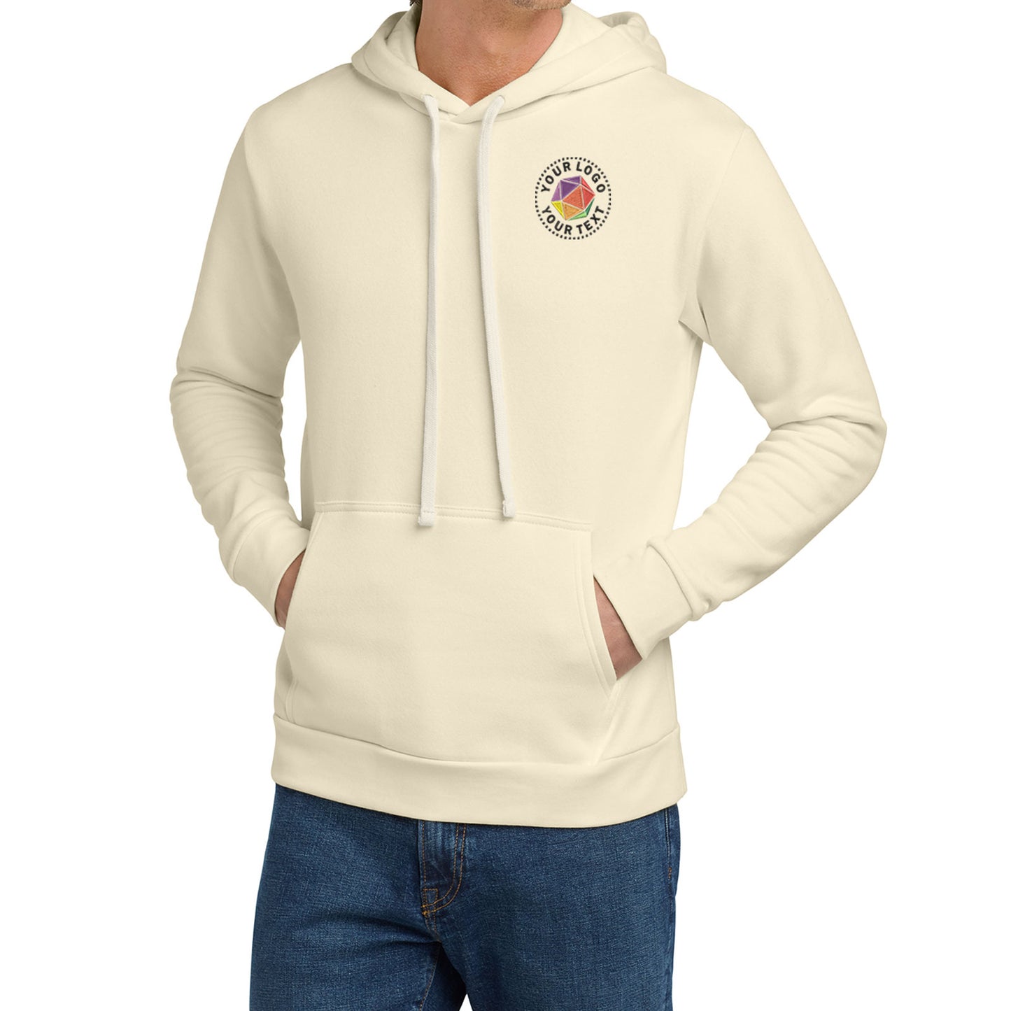 Next Level Apparel® Custom Embroidered Adult Santa Barbara Pullover Hoodie - NL9303