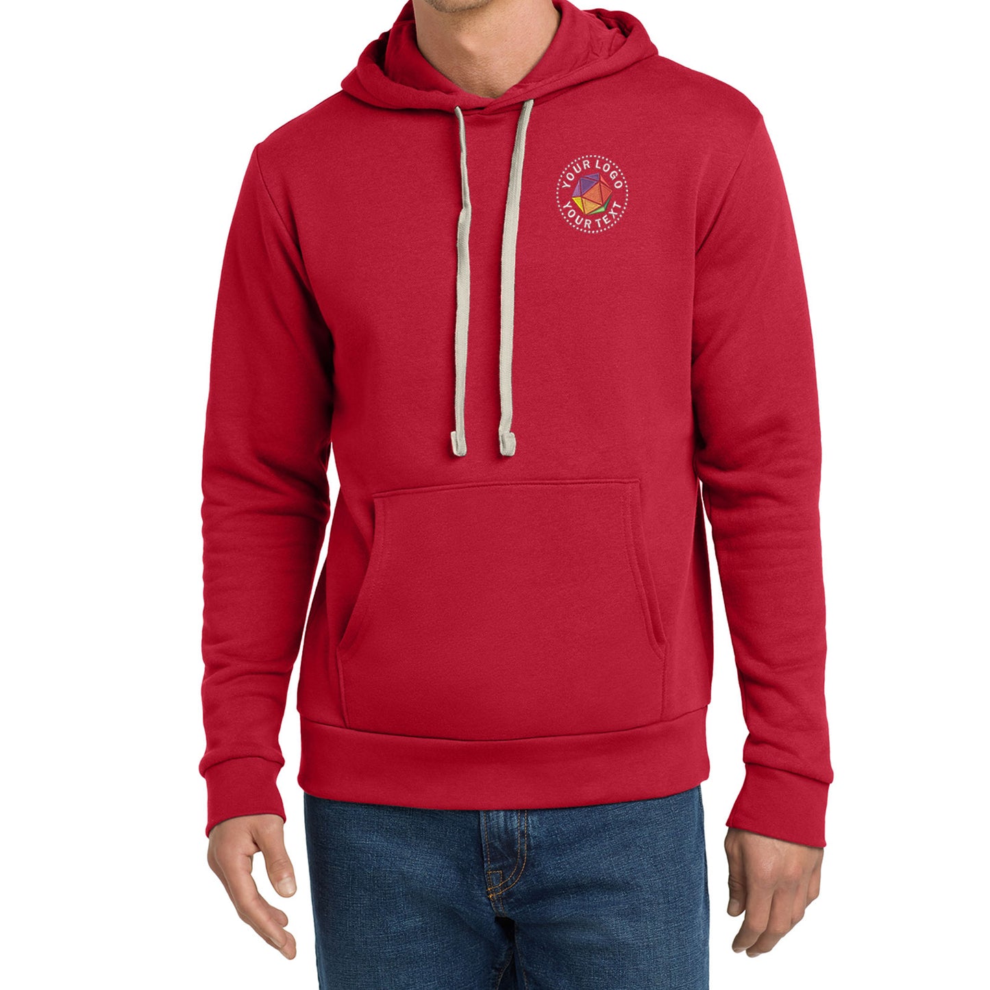 Next Level Apparel® Custom Embroidered Adult Santa Barbara Pullover Hoodie - NL9303