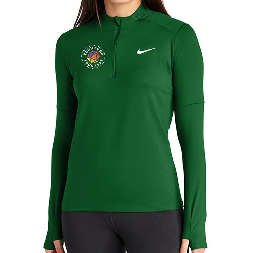 Nike Women's Dri-FIT Custom Embroidered Element 1/2-Zip Top - NKDH4951