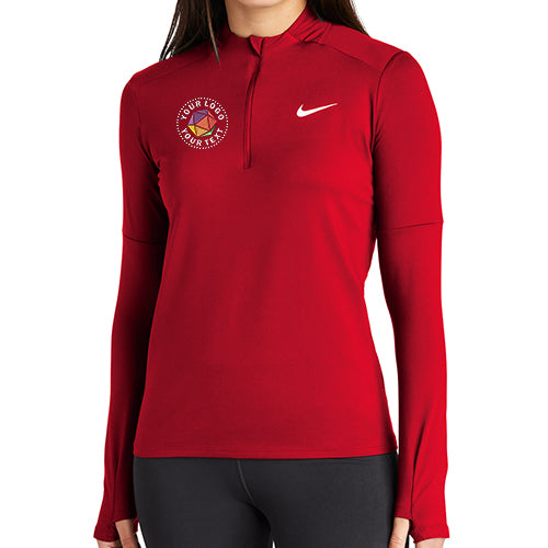 Nike Women's Dri-FIT Custom Embroidered Element 1/2-Zip Top - NKDH4951