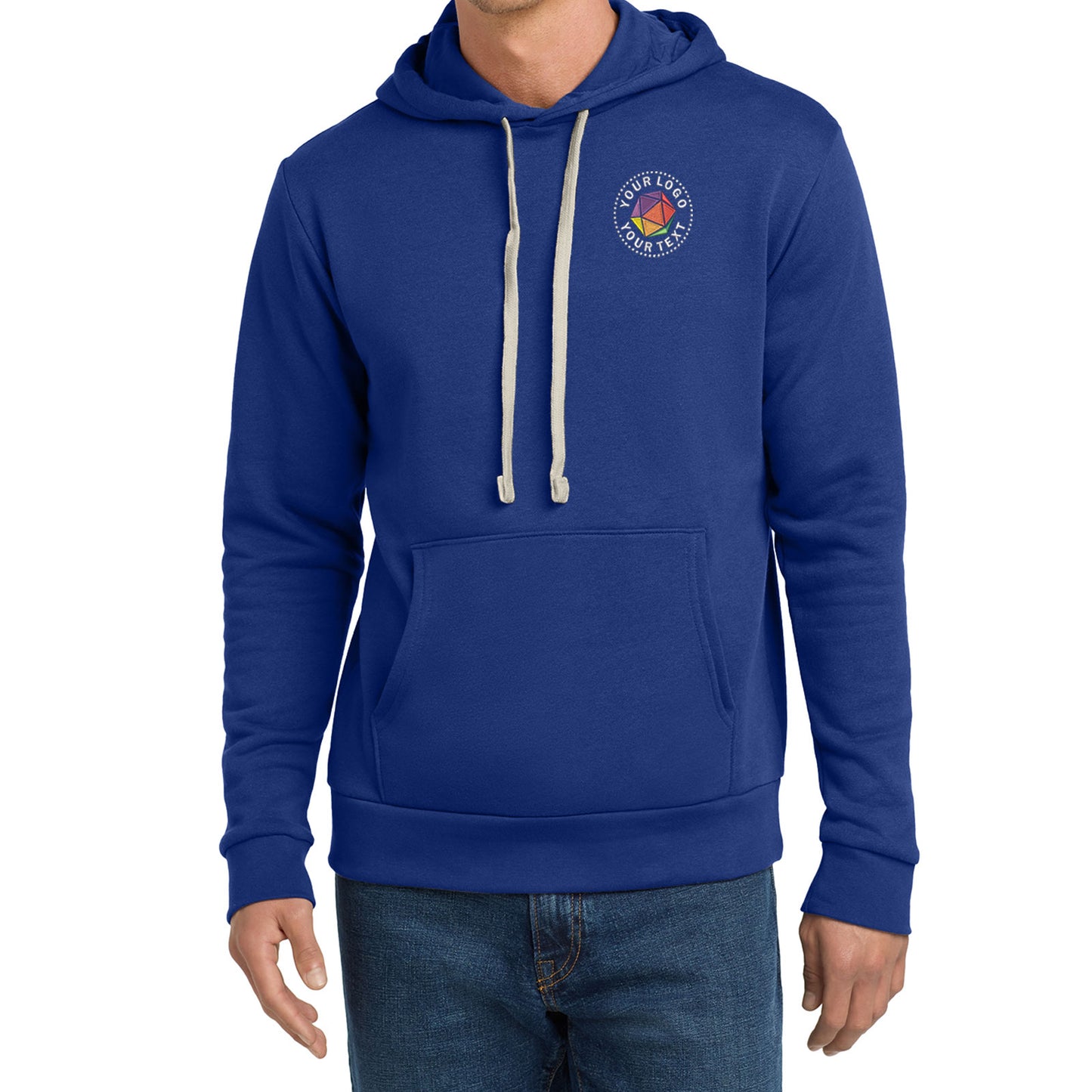 Next Level Apparel® Custom Embroidered Adult Santa Barbara Pullover Hoodie - NL9303