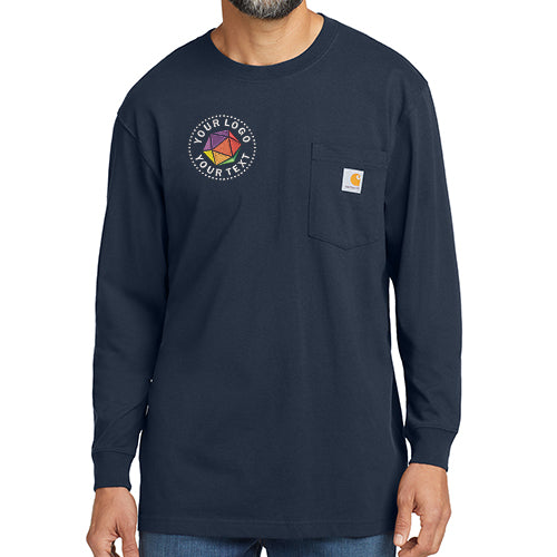 Carhartt® Custom Embroidered Workwear Pocket Long Sleeve T-Shirt - CTK126