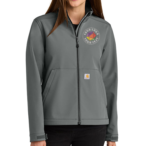 Carhartt® Custom Embroidered Women’s Rain Defender® Soft Shell Jacket - CT107115