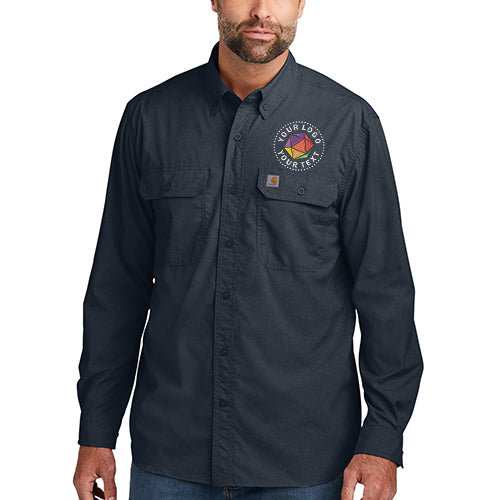 Carhartt Force® Custom Embroidered Solid Long Sleeve Shirt - CT105291
