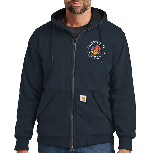 Carhartt® Custom Embroidered Midweight Thermal-Lined Full-Zip Sweatshirt - CT104078