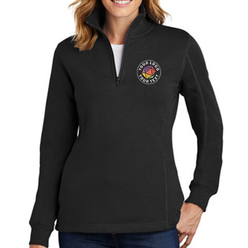 Sport-Tek® Custom Embroidered Women's 1/4-Zip Sweatshirt - LST253