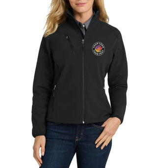 Port Authority® Custom Embroidered Women's Textured Soft Shell Jacket - L705