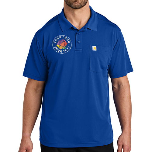 Carhartt Force® Custom Embroidered Snag-Resistant Pocket Polo - CT106880