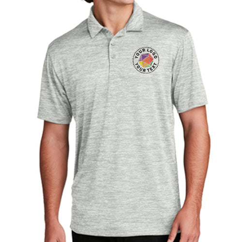 Sport-Tek® PosiCharge® Custom Embroidered Electric Heather Polo - ST590