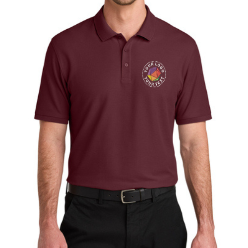 Port Authority® Tall Wearever Signature Custom Embroidered Pique Polo - TLK200
