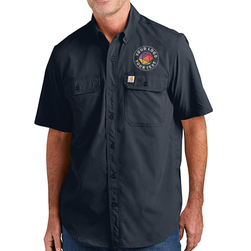 Carhartt Force® Custom Embroidered Solid Short Sleeve Shirt - CT105292