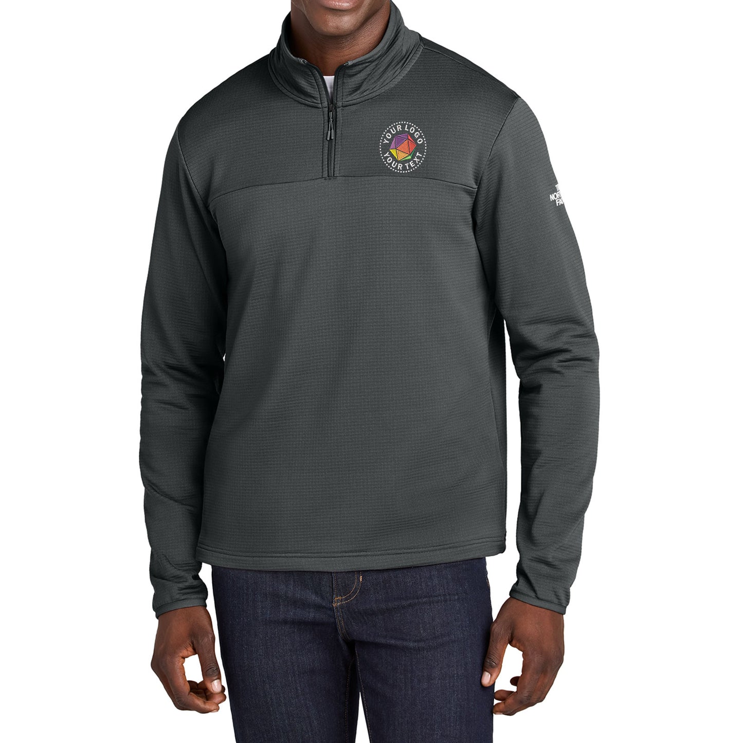 The North Face® Custom Embroidered Aim 1/4-Zip Fleece - NF0A8ENJ