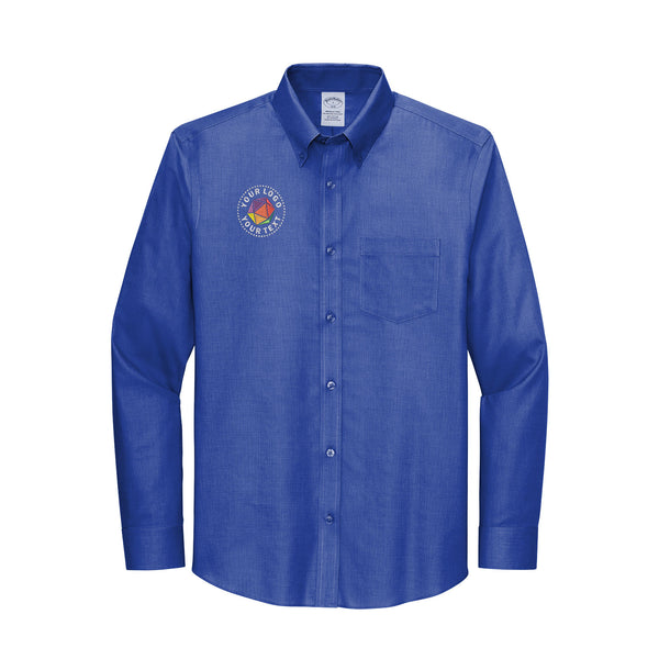 Brooks Brothers® Custom Embroidered Tall Wrinkle-Free Stretch Nailhead Shirt - TBB18002