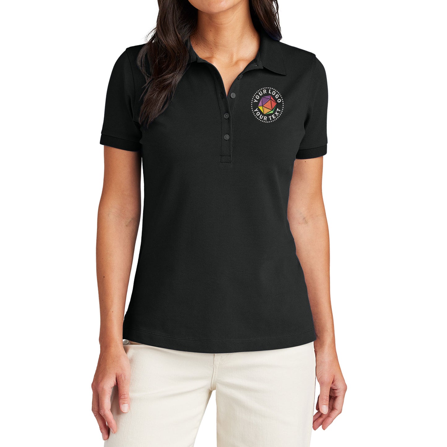 Brooks Brothers® Custom Embroidered Women’s Pima Cotton Pique Polo - BB18201