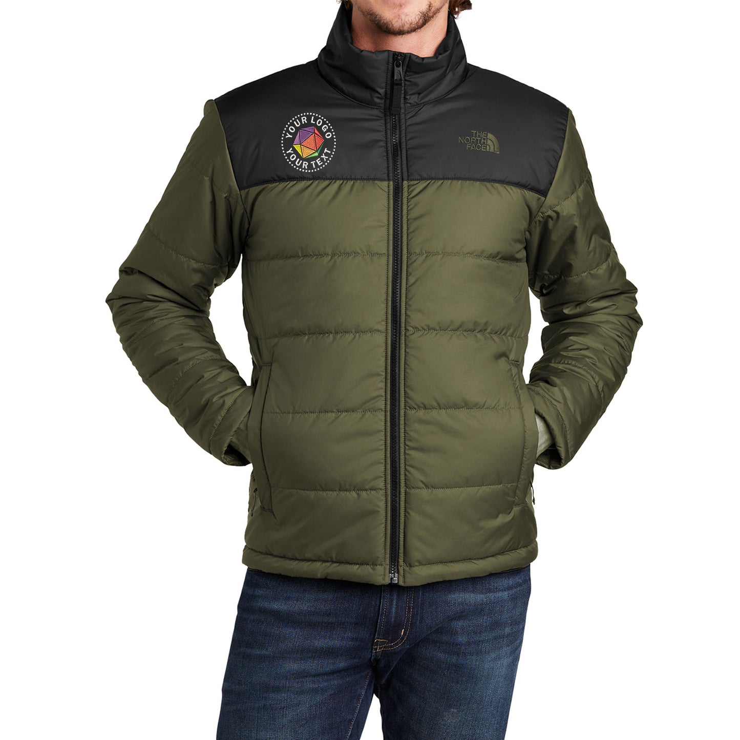 The North Face ® Chest Logo Everyday Insulated Custom Embroidered Jacket - NF0A7V6J