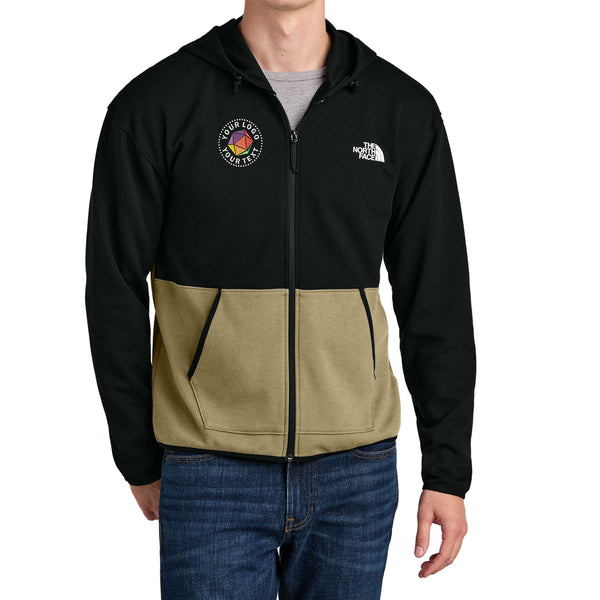 The North Face® Custom Embroidered Double-Knit Full-Zip Hoodie - NF0A8BUS
