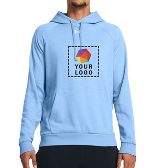 Under Armour Custom Printed Men's Rival Fleece Hooded Sweatshirt - 1379757