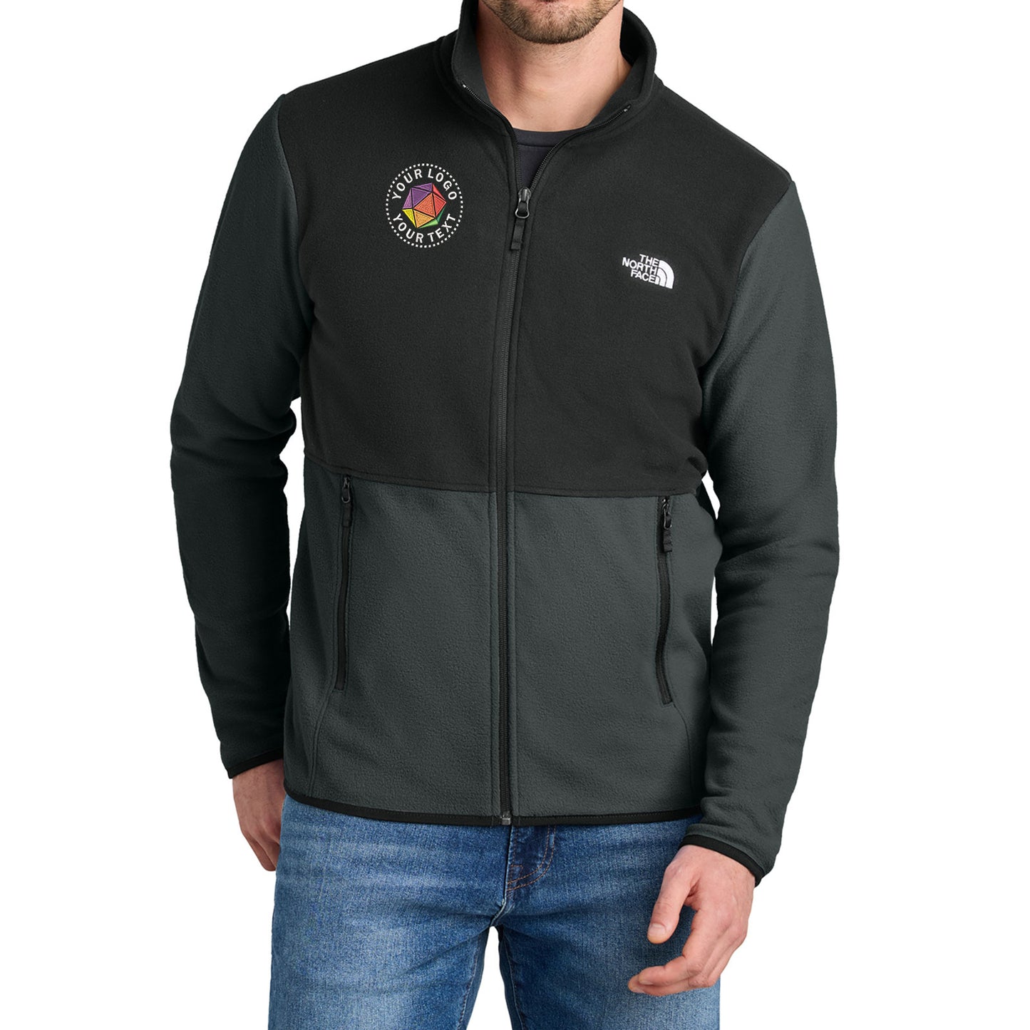 The North Face® Custom Embroidered Glacier Full-Zip Fleece Jacket - NF0A7V4J