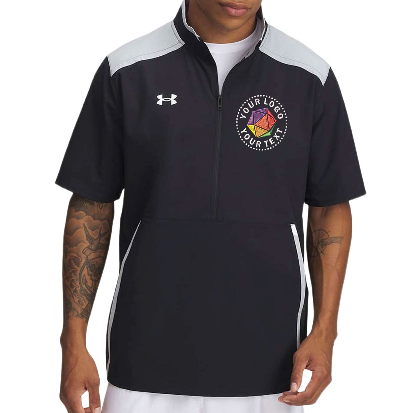 Under Armour Custom Embroidered Men's Motivate 3.0 Short Sleeve Half-Zip - 1389612