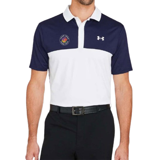 Under Armour Custom Embroidered Men's Performance 3.0 Colorblock Polo - 1377375