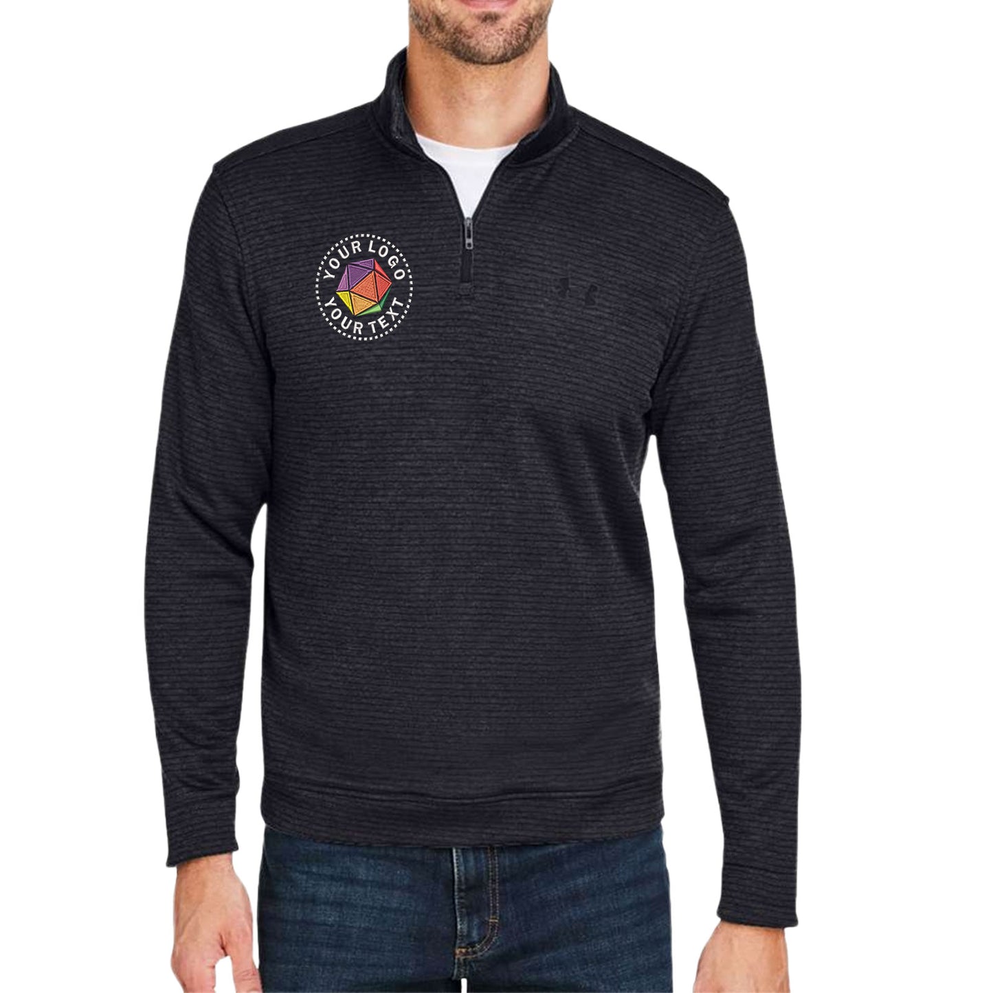 Under Armour Custom Embroidered Men's Storm Sweater Fleece Quarter-Zip Pullover - 1373674