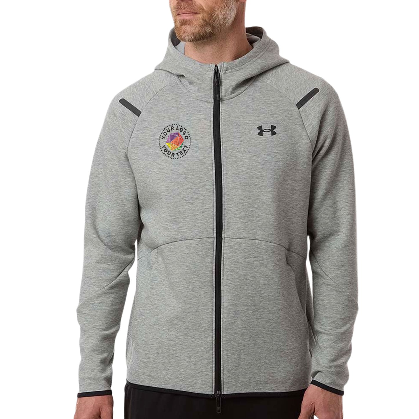 Under Armour Custom Embroidered Men's Unstoppable Fleece Full-Zip - 1379806