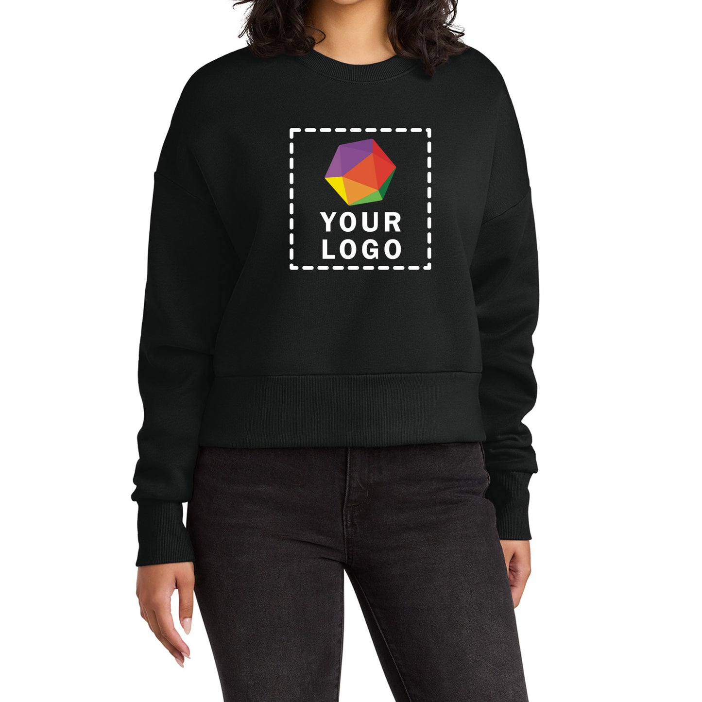 Next Level Apparel® Custom Printed Women’s Heavyweight Sweatshirt - NL9087