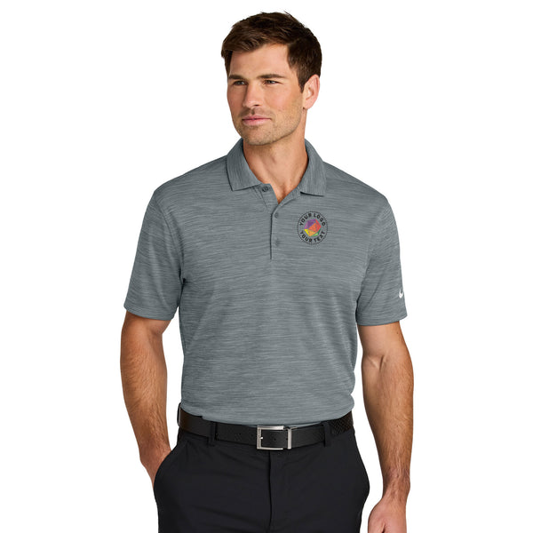 Nike Custom Embroidered Dri-FIT Striated Polo - NKFQ4792