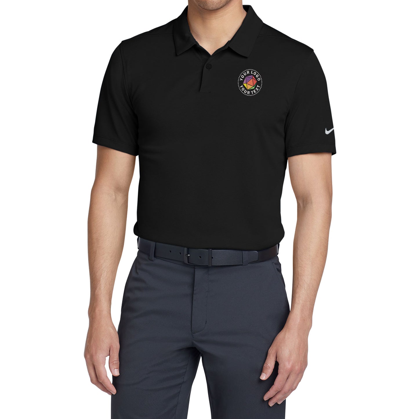 Nike Custom Embroidered Dry Essential Solid Polo - NKBV6042