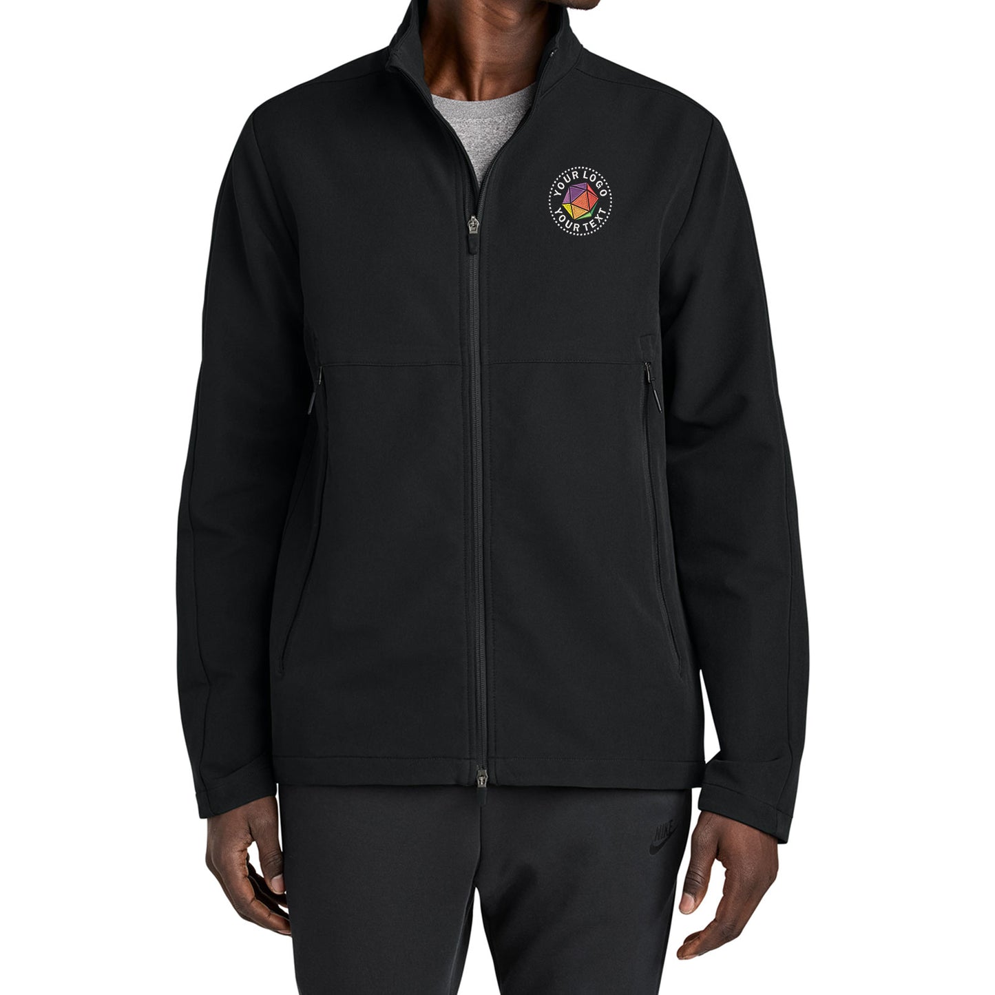 Nike Custom Embroidered Full-Zip Soft Shell Jacket - NKHM7926