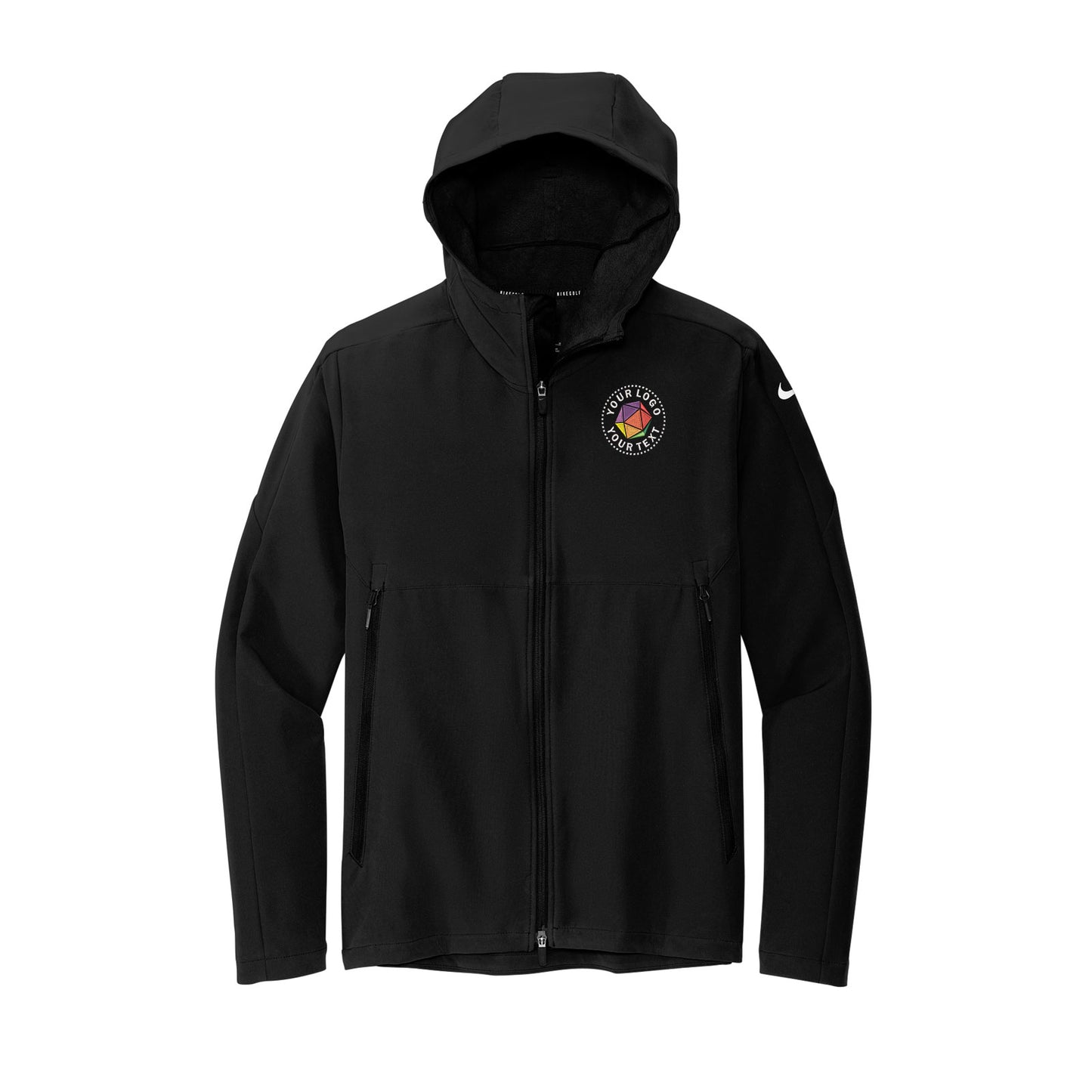 Nike Custom Embroidered Hooded Soft Shell Jacket - NKDR1543