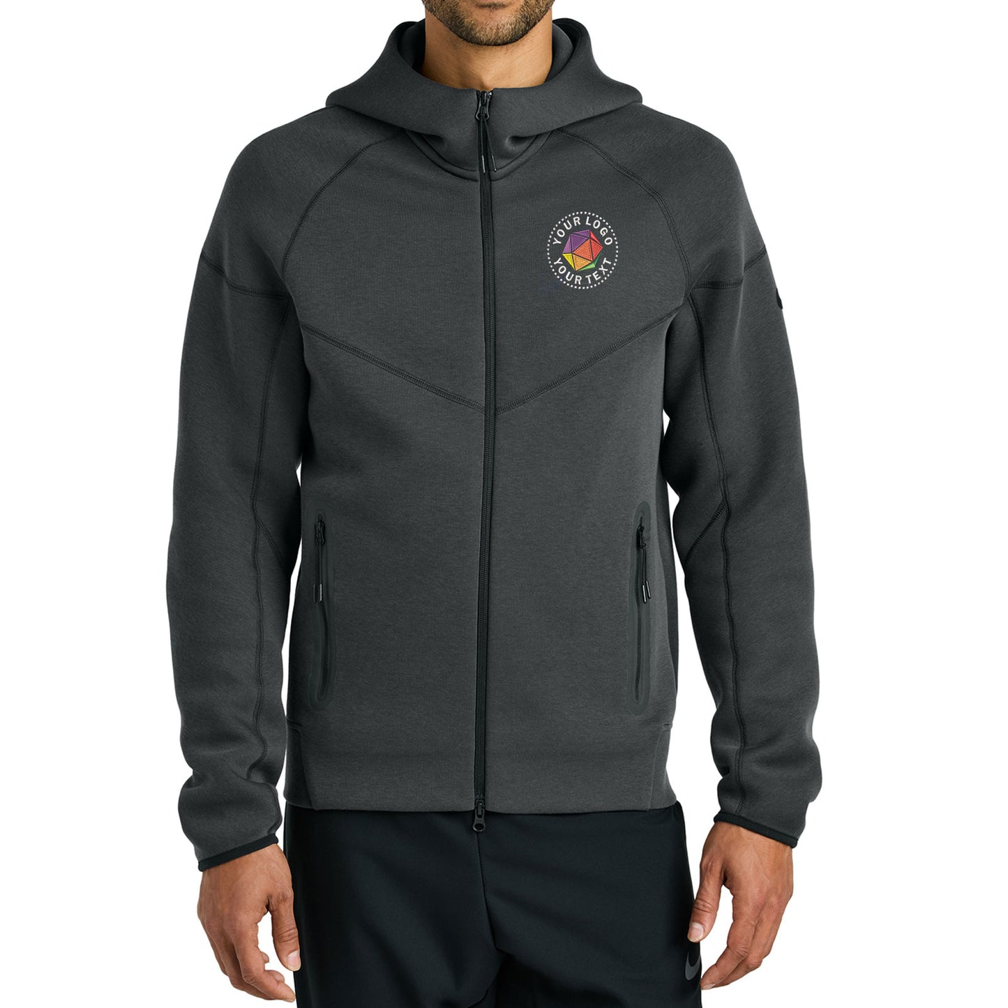 Nike Custom Embroidered Tech Fleece Full-Zip Hoodie - NKFQ4762