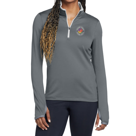 Nike Custom Embroidered Women's Dri-FIT Stretch 1/2-Zip Cover-Up - 779796