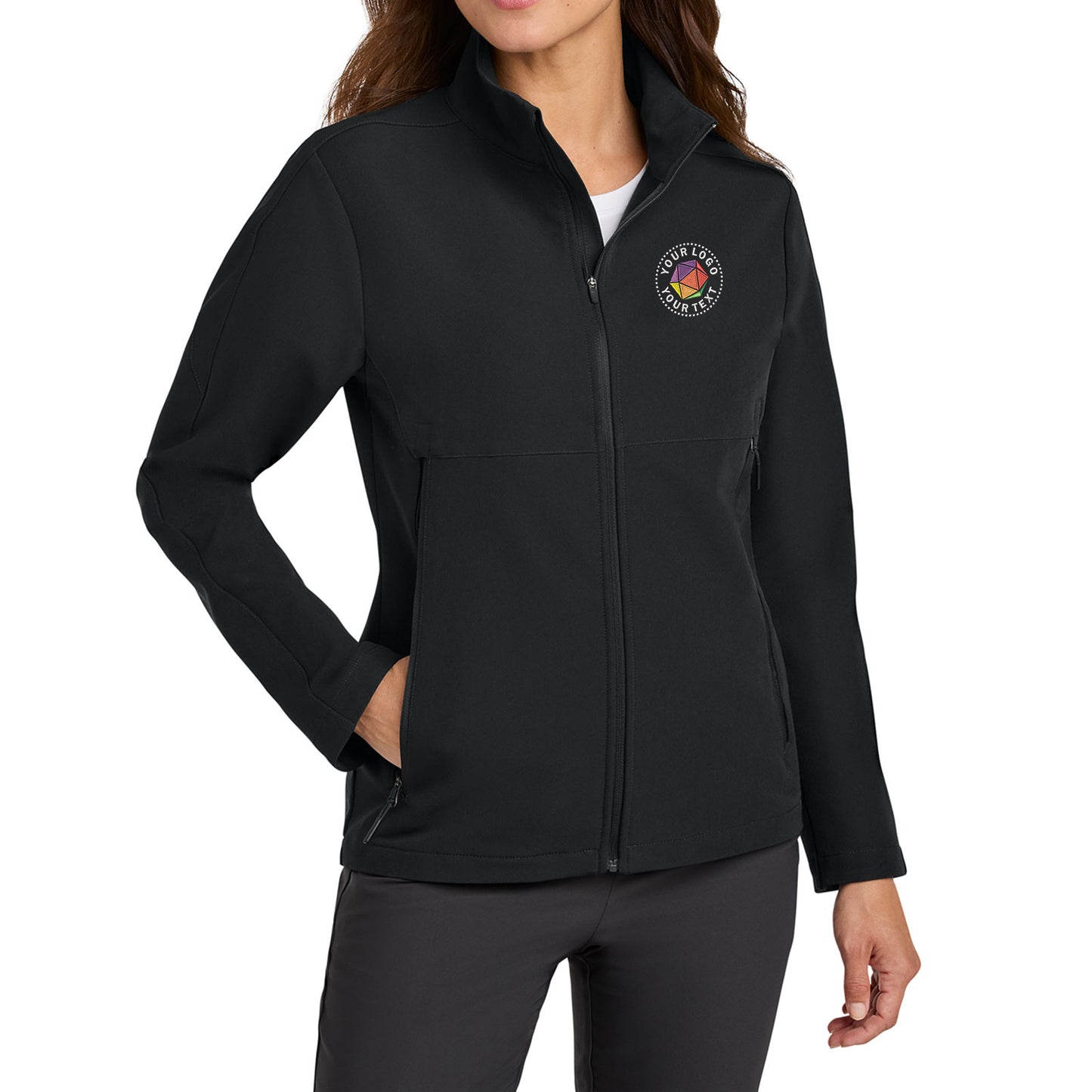 Nike Custom Embroidered Women’s Full-Zip Soft Shell Jacket - NKHM7937