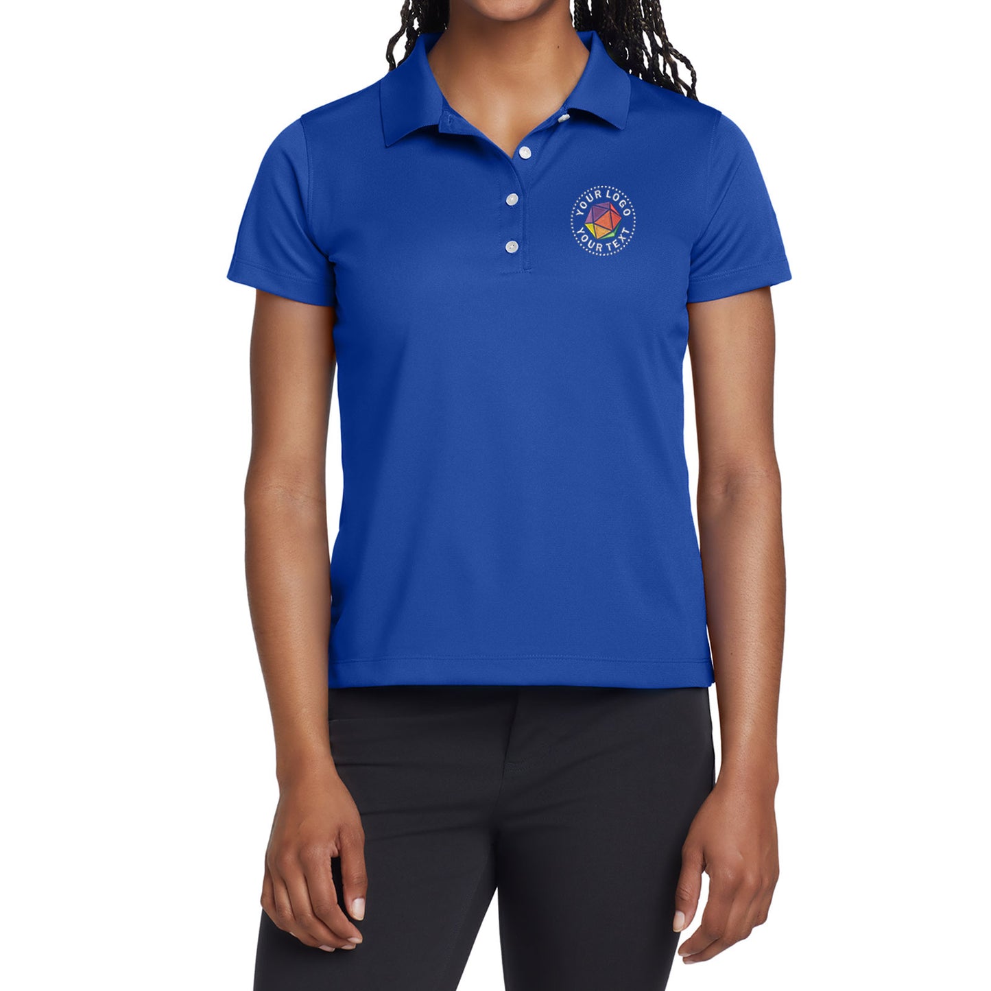 Nike Women's Custom Embroidered Tech Basic Dri-FIT Polo - 203697