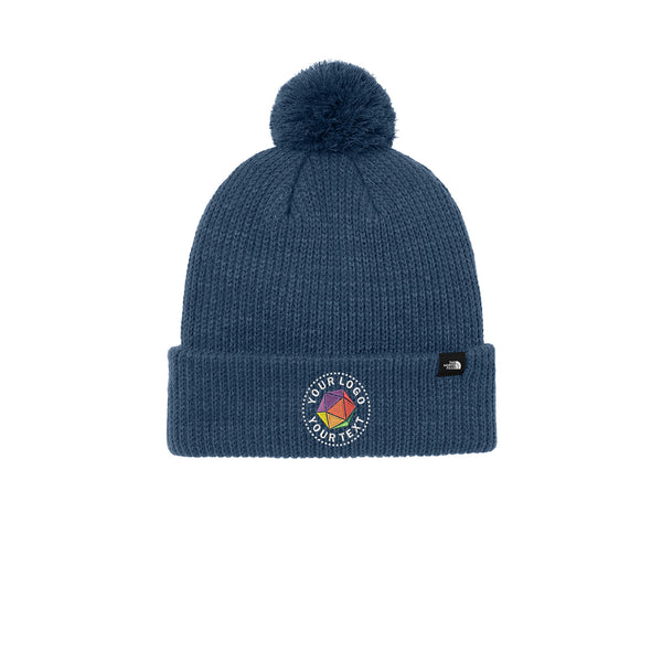 The North Face® Custom Embroidered Pom Beanie - NF0A7RGI