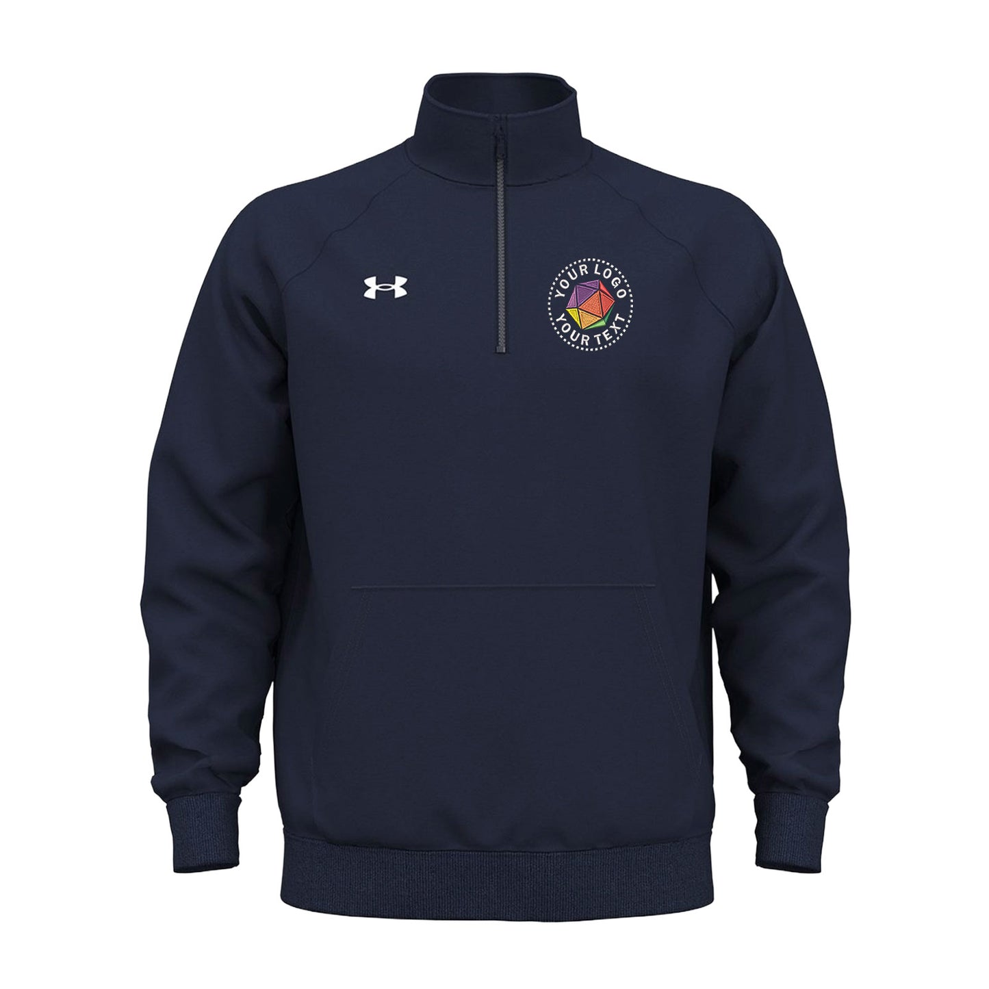 Under Armour Custom Embroidered Men's Rival Fleece Quarter-Zip Pullover - 1386016