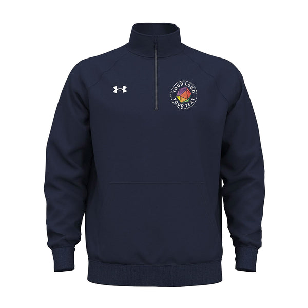 Under Armour Custom Embroidered Men's Rival Fleece Quarter-Zip Pullover - 1386016