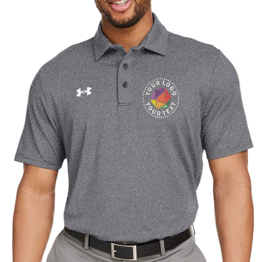 Under Armour Custom Embroidered Men's Destin Drive Striped Performance Polo - 1389853