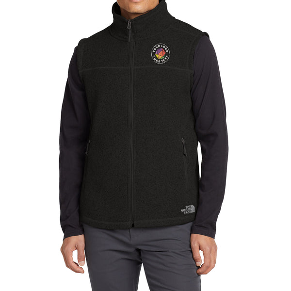 The North Face® Custom Embroidered Sweater Fleece Vest - NF0A47FA