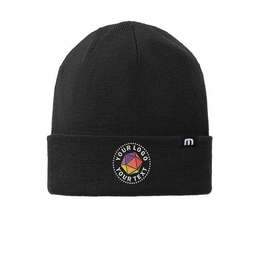 TravisMathew Custom Embroidered Solid Cuffed Beanie - TM1MY394