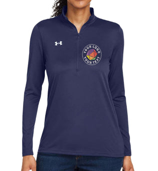 Under Armour Custom Embroidered Women's Team Tech™ Half-Zip Pullover - 1376862